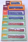 Lima HO DB BR E-410 ELECTRIC LOCOMOTIVE & 6x TOUROPA WAGON HOLIDAY TRAIN MIB`78!