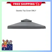 Grey Mimosa Gazebo Cover Replacement- CANOPY ONLY