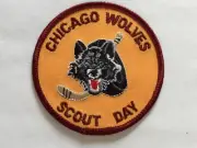 Chicago Wolves Scout Day pocket patch Round