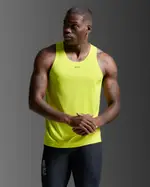 Light Speed Tech Singlet, 2XU, S, Volt/Black Reflective, Male