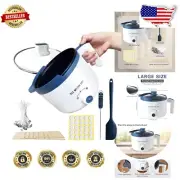 All-in-One Candle Making Supplies: Electric Melting Pot & 100 Essential Wicks
