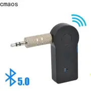 2 in 1 Wireless Bluetooth 5.0 Receiver Adapter AUX 3.5mm Jack For Car Music