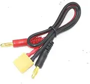 RC Helicopter Parts for IMAX B6 B6AC B8 Chargers RC Connector Cable T Plug Deans Connector to Banana Tamiya Plug to Banana for IMAX B6 B6AC B8 Chargers Replacement (Color : XT60 Plug to Banana)
