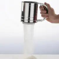 在飛比找momo購物網優惠-【TESCOMA】Delicia手壓式糖粉篩 350g(過篩