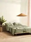 Linen House Springsteen Sheet Set Moss