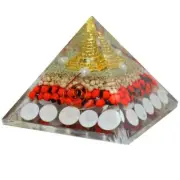 Crystal Divine Gomti Chakra Crystal Pyramid Vastu for Home Orgone Crystal Pyrami