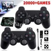 4K HDMI TV Game Stick Built-in64GB 20000+ Video Games Console Wireless Gamepad.