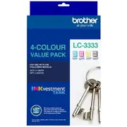 Brother INKvestment LC 3333 4 Colour Ink Value Pack