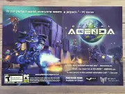 Global Agenda PC Game 1999 Double Page Promo Ad Art Print Poster