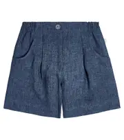 [Il Gufo] Il Gufo Linen shorts Y 6 blue