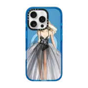 iPhone 16 Pro Impact Case MagSafe Compatible Clara (Fashion Illustration Transparent Case)