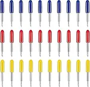 Replacement Blades for Cricut Machine, Compatible with Cricut Maker, Explore Air 2, Expression, 30°, 45°, 60° Blades for Vinyl Cutting Machines (30 PCS)