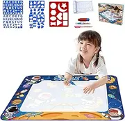 Water Doodle Mat, Reusable Drawing Board, Painting Learning Tool, Complimentary Fun, Large Size for Kids, Educational Activity Mat Creative Development, Family Fun