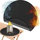 Amerbro Fire Pit Mat for Solo Stove Mesa Accessories,Fire Proof Mat for Solo ...