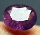 Ruby Gemstone with Superior Luster, Natural Violet-Red Hue, Origin: Afghan