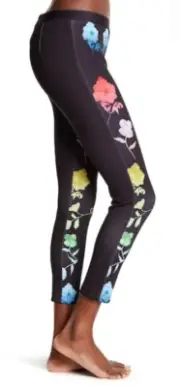 Cynthia Rowley Bonded Leggings Black 0 NWT $245