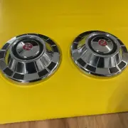 (2) 1960's Rambler Hubcap Wheelcover Dog dish NOS