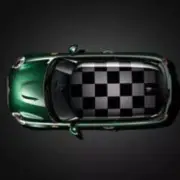 Genuine Mini Black/Grey Checkered Flag Roof Graphic 51-14-2-354-987
