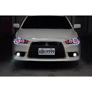 LANCER FORTIS IO EVO 10代 鯊魚頭 改裝 魚眼大燈 HID 模組 總成 PVC光圈 LED天使眼