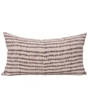 Mercana Jenna Decorative Linen Lumbar Pillow Cover