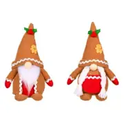 Handmade Plush Gnome for Doll Christmas Elf for Doll Ornaments for Christmas Dec