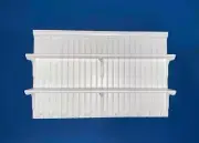 MINIATURE DOLLHOUSE 1:12 SCALE - WHITE KITCHEN WALL SHELF - JJ09041W