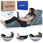 4pcs Orthopedic Bed Wedge Pillow Set, Post Surgery Memory Foam for Back, Knee...