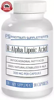 R-Alpha Lipoic Acid 300MG of Pure R-LIPOIC Acid 90 Count. ((((MAX Strength))))