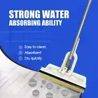 Sponge Mop with Water Squeegee Eco Friendly Degradable Sponge Long Handle Mop