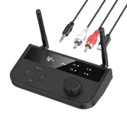 Bluetooth 5.3 Transmitter Receiver, Dual Connection Bluetooth Audio Adapter,