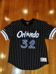 Orlando Magic Basketball jersey Mitchell & Ness Retro Sz Large Shaq O’Neal NBA