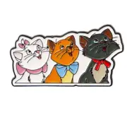 The Aristocats enamel pin -Marie, Berlioz & Toulouse #2 - Free AU Post -AU Stock