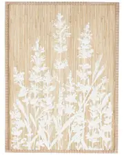 Peyton Lane Floral Wood Textured Home Wall Decor