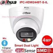 Dahua IPC-HDW2449T-S-IL 4MP Full-Color + IR WizSense Camera PoE Smart-Dual-Light