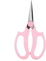 Simlug Floral Scissors, Multifunctional Garden Shears Pruning Shears Flower Cutting Scissors(Pink)
