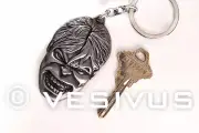 KEYCHAIN - Marvel THE HULK'S FACE - SILVER Key Accessory Jewelry Geek Superhero