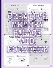 Creative Memory Palace Aid Notebook: A Hundred Pages - Every Template Page Has 4 Rooms Of 24 Icons For Associative Memorization. Cream Paper. 8.5" x 11".