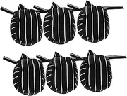[Minkissy] Unisex Chef Hat Scarf Set Japanese Pirate Style Quick Dry Fabric Versatile Kitchen Headwear for Men Women