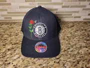 Brooklyn Nets Hat Cap Mitchell & Ness Snapback NBA Basketball Adjustable