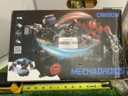 360-Degree Rotating Battle Robot Remote Control Fight Robot Crazon , Red Robot