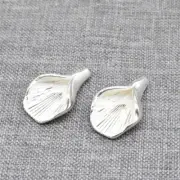 2pcs of 925 Sterling Silver Flower Bead Caps Spacers for Necklace Bracelet