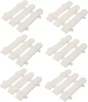 6Pcs the Fence Garden Picket Fence Outdoor Decor Picket Fence Edging Garden Edgi