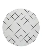[Rug Culture] Paradise Diego Round Rug in White
