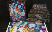 Authentic 500 piece Jigsaw Puzzle by Aboriginal Indigenous artist - To swim
