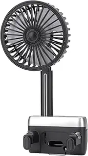 Car Fan | 12V 24V Car Cooler Fan For Rearview Mirror - Quiet Cool Gadget, Plug and Play Electric Blower For Driver Passenger