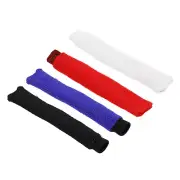 4Pcs Badminton Racket Towel Grip Anti-Skid Sweatband, Blue/Black/White/Red