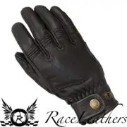 MERLIN SKYE LADIES LEATHER BLACK MOTORCYCLE MOTORBIKE CE APPROVED GLOVES