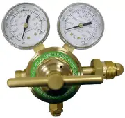 Flame Tech High-Pressure Piston Regulator for Inert Gases, Gas Regulator for Nit