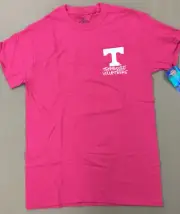 Tennessee Volunteers Ladies Pink T-Shirt Kick and Relax Go Big Orange New