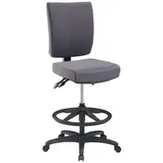 Flash Ergonomic Drafting Chair Grey